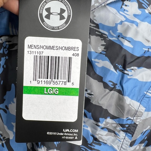 Under Armour Windbreaker Anorak Sz Large - Picture 7 of 8